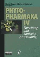 book Phytopharmaka IV: Forschung und klinische Anwendung