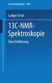 book 13C-NMR- Spektroskopie: Eine Einführung