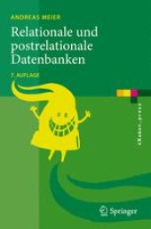 book Relationale und postrelationale Datenbanken