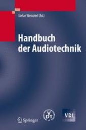 book Handbuch der Audiotechnik