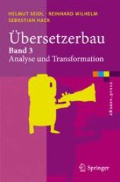 book Übersetzerbau: Band 3: Analyse und Transformation