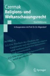 book Religions- und Weltanschauungsrecht