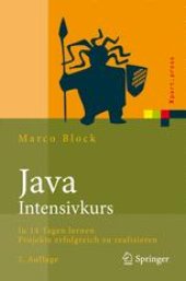 book Java-Intensivkurs: In 14 Tagen lernen Projekte erfolgreich zu realisieren