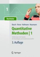 book Quantitative Methoden: Einführung in die Statistik für Psychologen und Sozialwissenschaftler