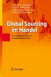 book Global Sourcing im Handel: Wie Modeunternehmen erfolgreich beschaffen