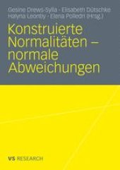 book Konstruierte Normalitäten – normale Abweichungen