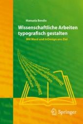 book Wissenschaftliche Arbeiten typografisch gestalten