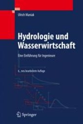 book Hydrologie und Wasserwirtschaft: Eine Einführung für Ingenieure