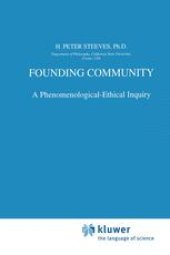 book Founding Community: A Phenomenological-Ethical Inquiry