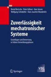 book Zuverlässigkeit mechatronischer Systeme: Grundlagen und Bewertung in frühen Entwicklungsphasen