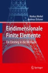 book Eindimensionale Finite Elemente: Ein Einstieg in die Methode