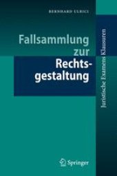 book Fallsammlung zur Rechtsgestaltung