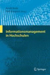 book Informationsmanagement in Hochschulen