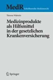 book Medizinprodukte als Hilfsmittel in der gesetzlichen Krankenversicherung