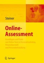 book Online-Assessment: Grundlagen und Anwendung von Online-Tests in der Unternehmenspraxis