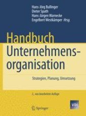 book Handbuch Unternehmensorganisation: Strategien, Planung, Umsetzung