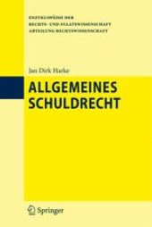 book Allgemeines Schuldrecht