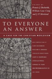 book To Everyone an Answer: A Case for the Christian Worldview: Essays in Honor of Norman L. Geisler