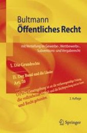 book Öffentliches Recht: mit Vertiefung im Gewerbe-, Wettbewerbs-, Subventions- und Vergaberecht