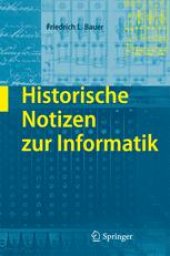 book Historische Notizen zur Informatik