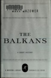 book The Balkans: A Short History