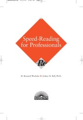 book Speed reading for professionals