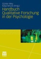 book Handbuch Qualitative Forschung in der Psychologie