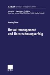 book Umweltmanagement und Unternehmungserfolg