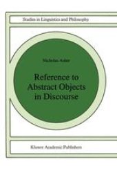 book Reference to Abstract Objects in Discourse