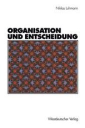 book Organisation und Entscheidung