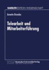 book Telearbeit und Mitarbeiterführung