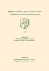 book Die Herkunft der Dionysosreligion nach dem heutigen Stand der Forschung