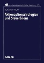 book Aktienoptionsstrategien und Steuerbilanz