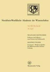 book Nordrhein-Westfälische Akademie der Wissenschaften: Natur-, Ingenieur- und Wirtschaftswissenschaften