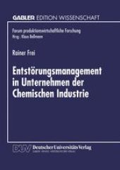 book Entstörungsmanagement in Unternehmen der Chemischen Industrie