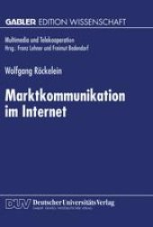 book Marktkommunikation im Internet