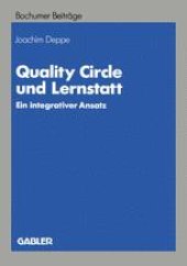 book Quality Circle und Lernstatt: Ein integrativer Ansatz