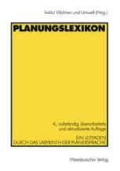 book Planungslexikon: Ein Leitfaden durch das Labyrinth der Planersprache