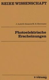 book Photoelektrische Erscheinungen