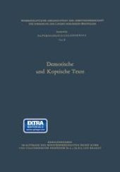 book Demotische und Koptische Texte