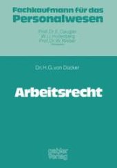 book Arbeitsrecht