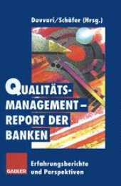 book Qualitätsmanagement-Report der Banken