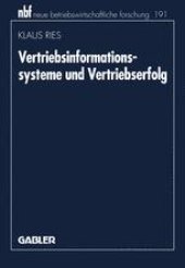 book Vertriebsinformationssysteme und Vertriebserfolg