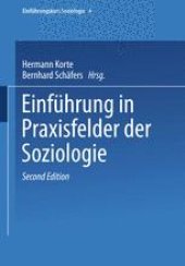 book Einführung in Praxisfelder der Soziologie