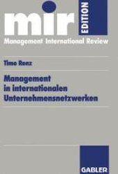 book Management in internationalen Unternehmensnetzwerken