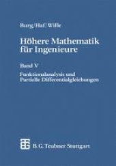 book Höhere Mathematik für Ingenieure: Band V Funktionalanalysis und Partielle Differentialgleichungen