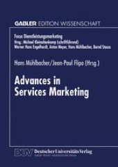 book Advances in Services Marketing