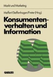 book Konsumentenverhalten und Information