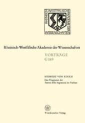 book Das Programm der Stanza della Segnatura im Vatikan: 160. Sitzung am 15. Juli 1970 in Düsseldorf