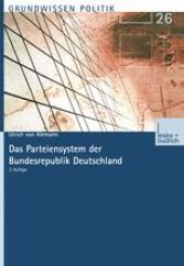 book Das Parteiensystem der Bundesrepublik Deutschland